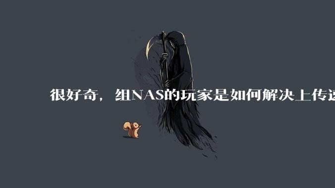 很好奇，组NAS的玩家是如何解决上传速率的问题?